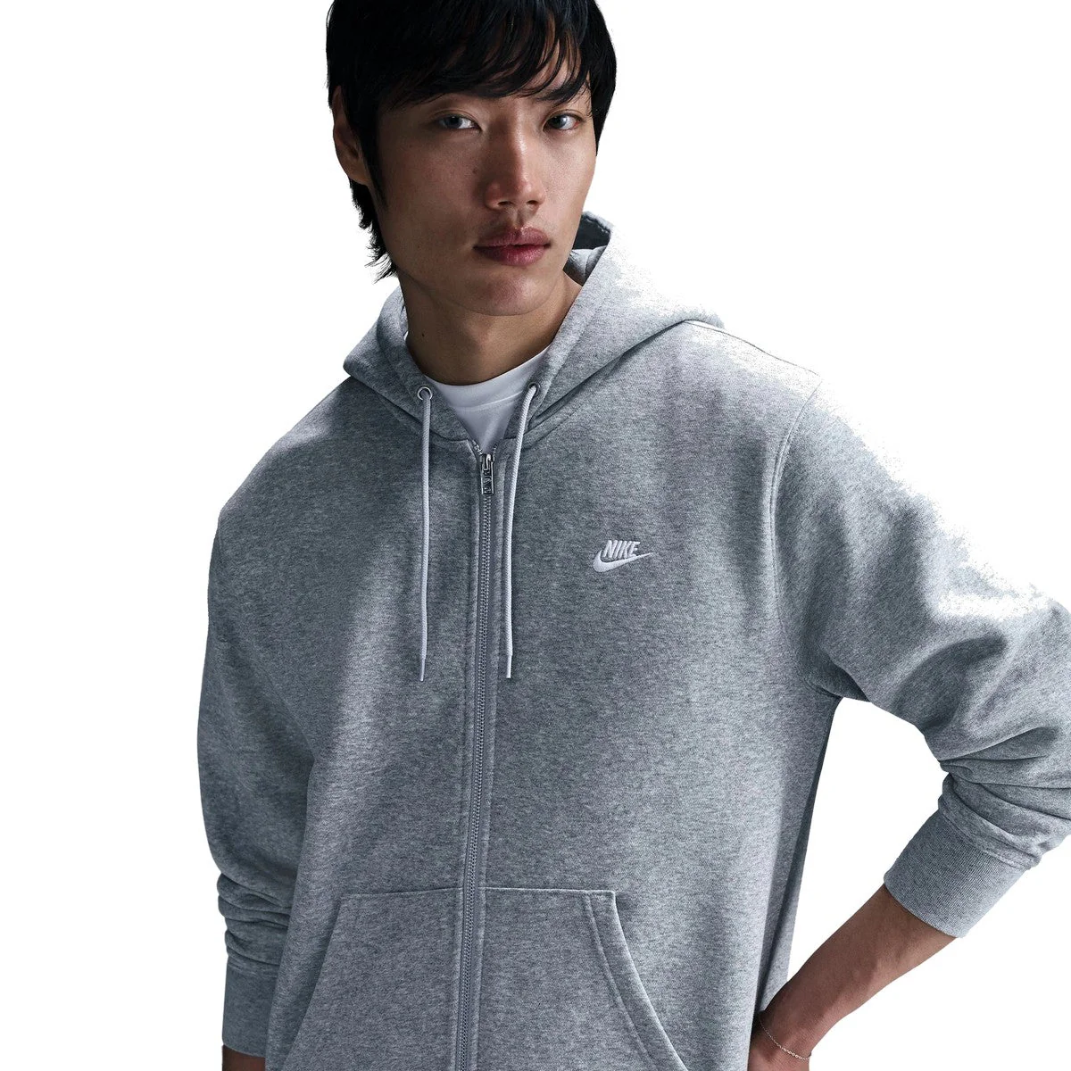 Nike Men's Club Full-Zip Hoodie - Image 3