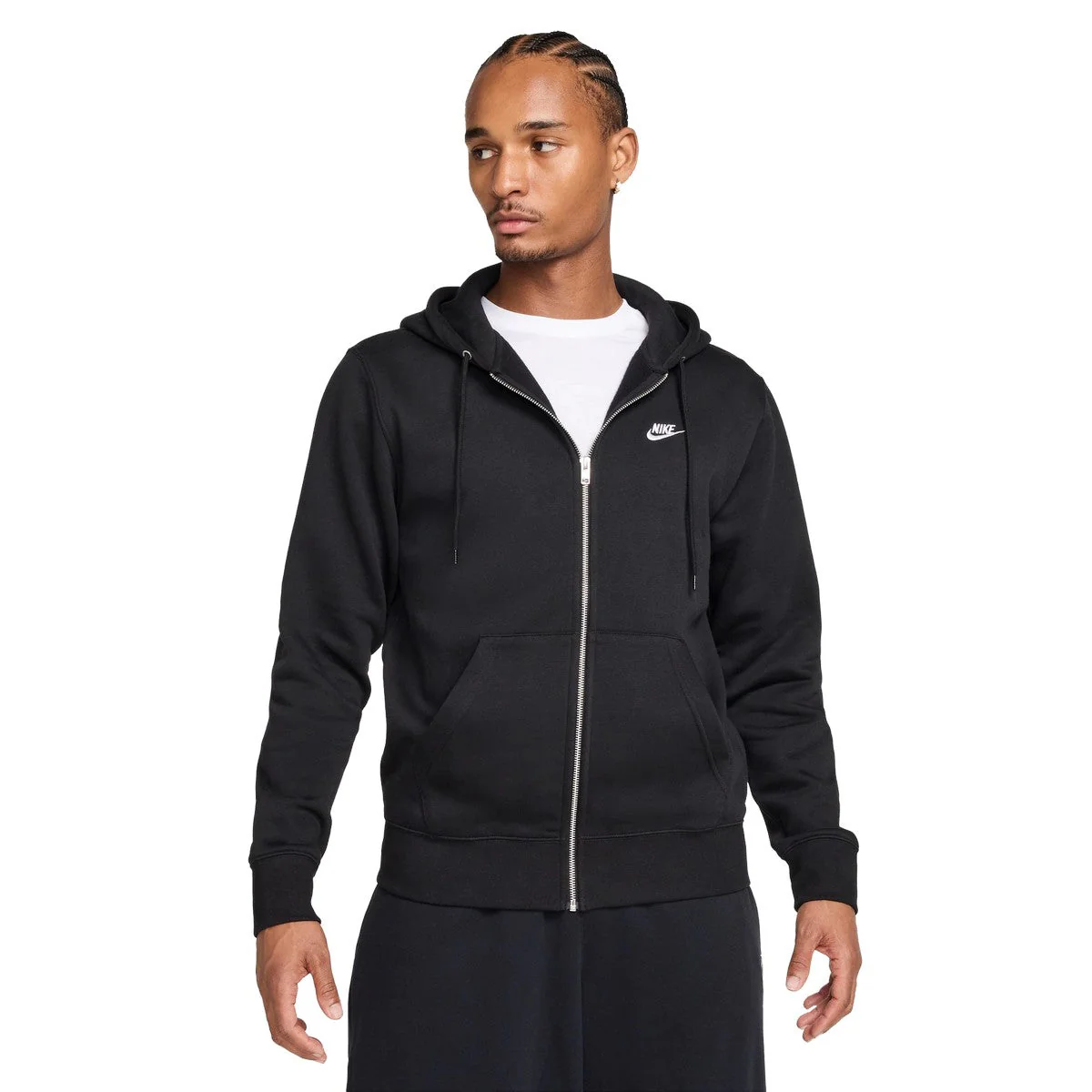 Nike Men's Club Full-Zip Hoodie - Image 4