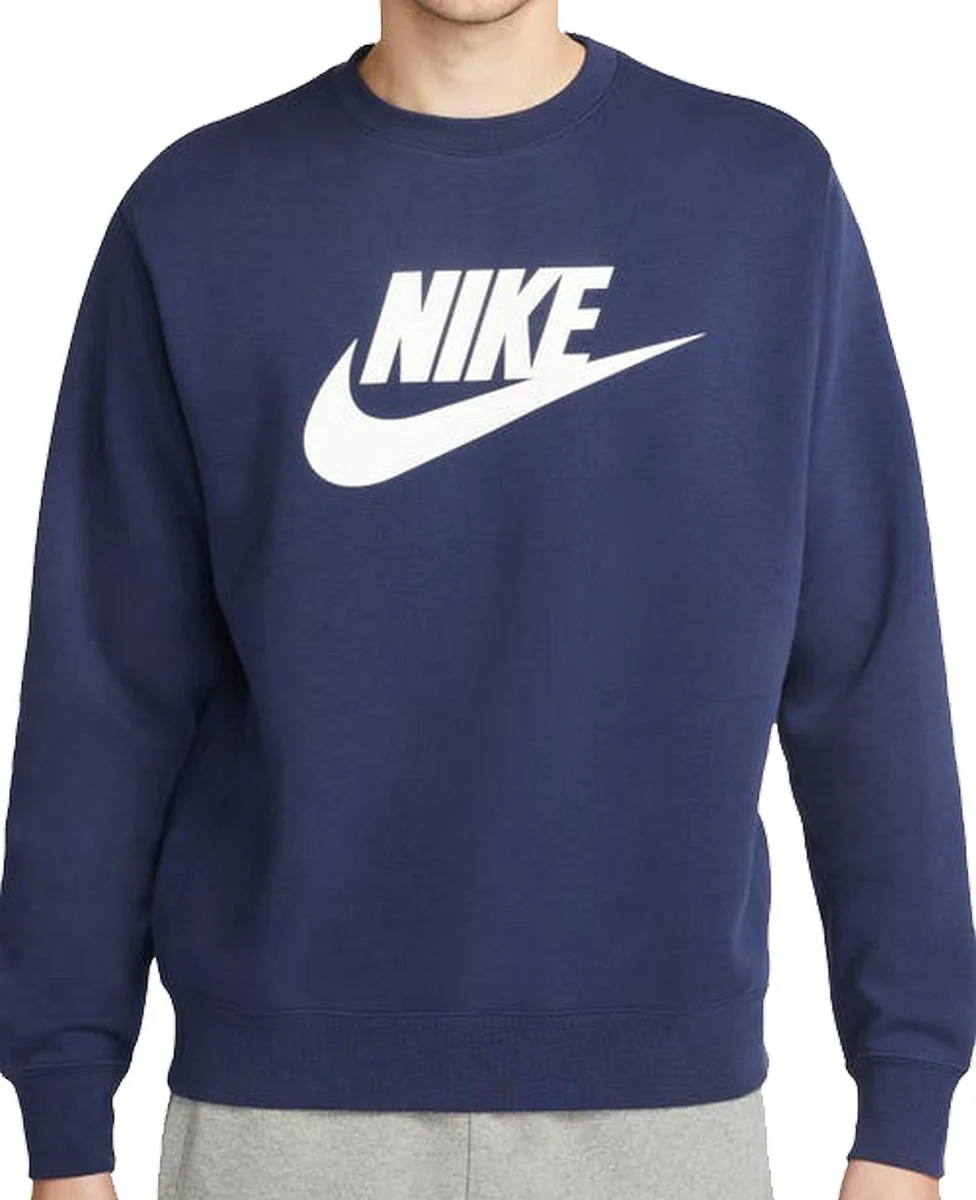 Nike Mens Club Graphic Fleece Crew - Image 2
