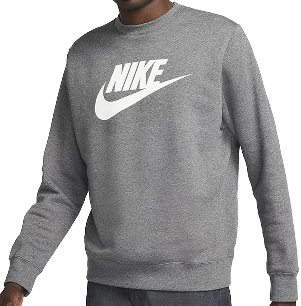 Nike Mens Club Graphic Fleece Crew - Image 4