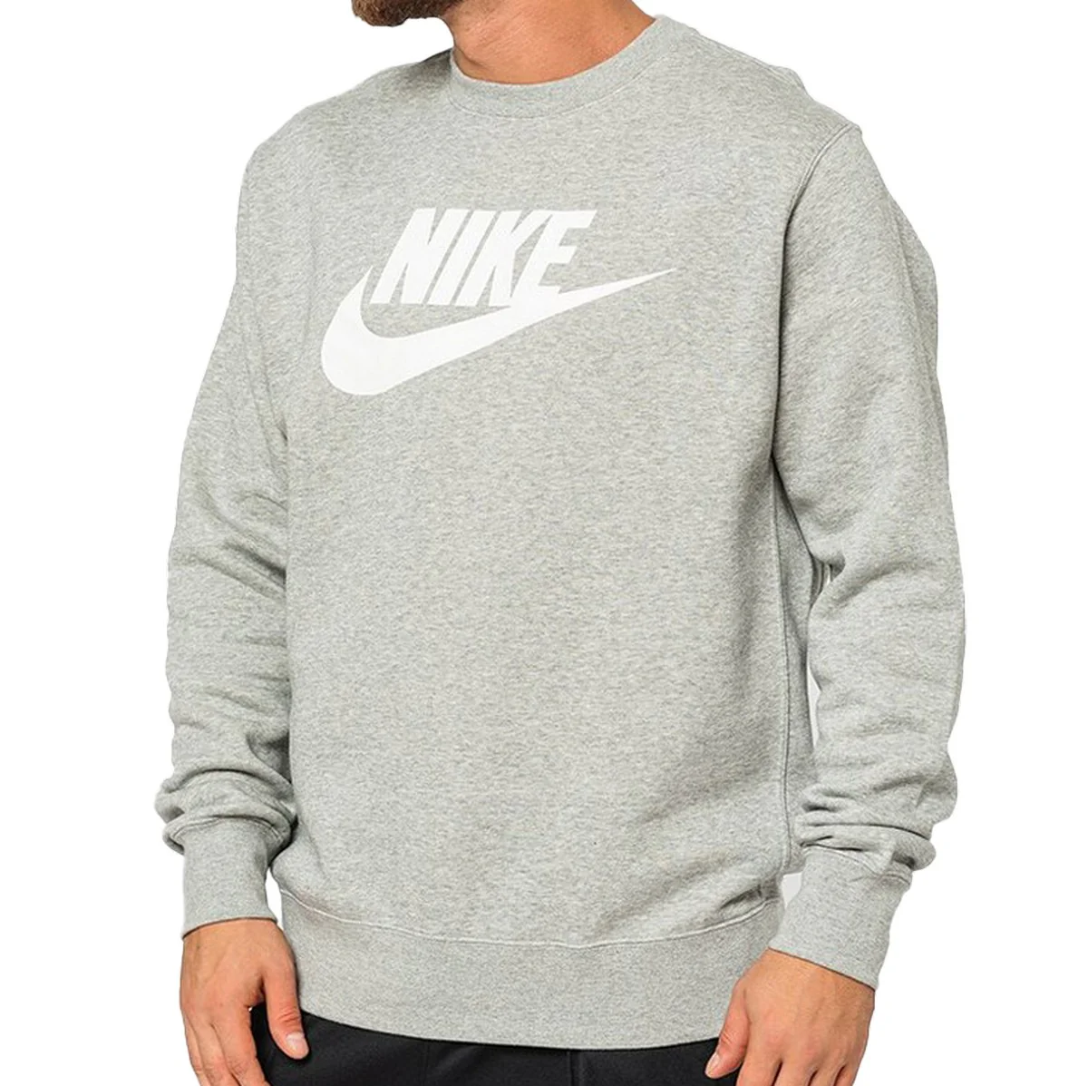 Nike Mens Club Graphic Fleece Crew - Image 5