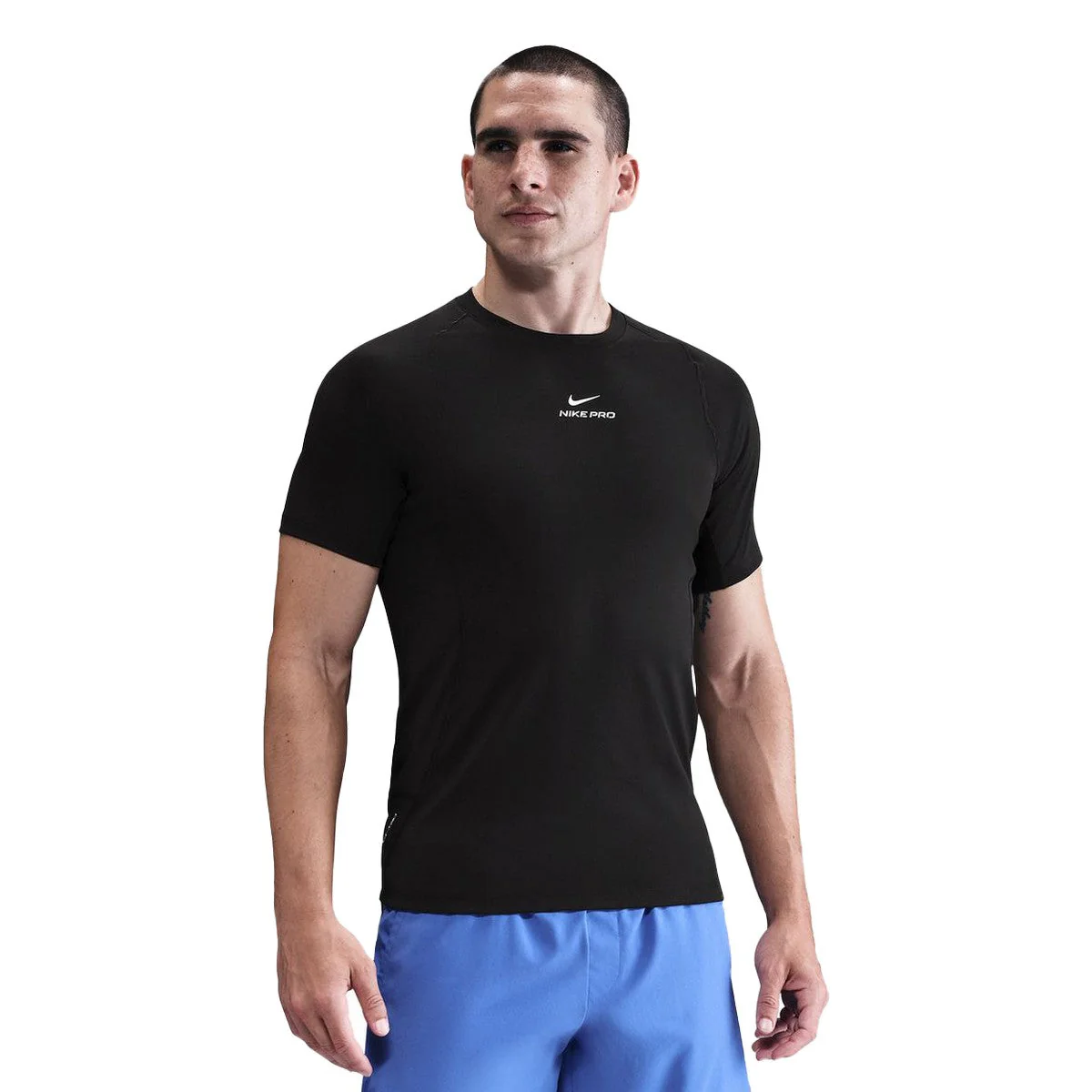 Nike Men's Nike Pro Dri-Fit Short Sleeve Tee - Image 3