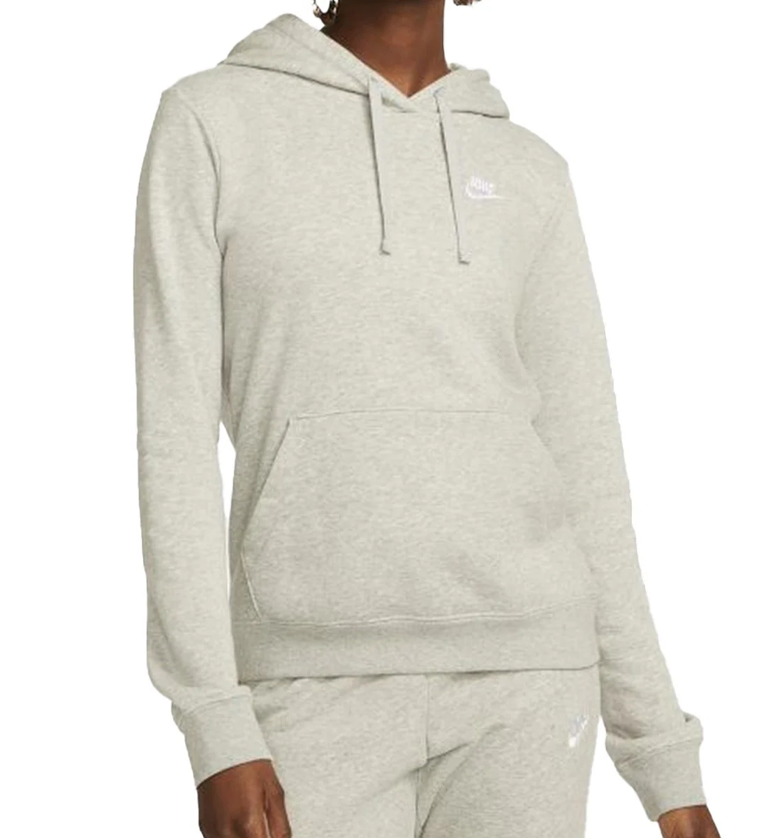 Nike Womens Club Fleece Pullover Hoodie - Image 2