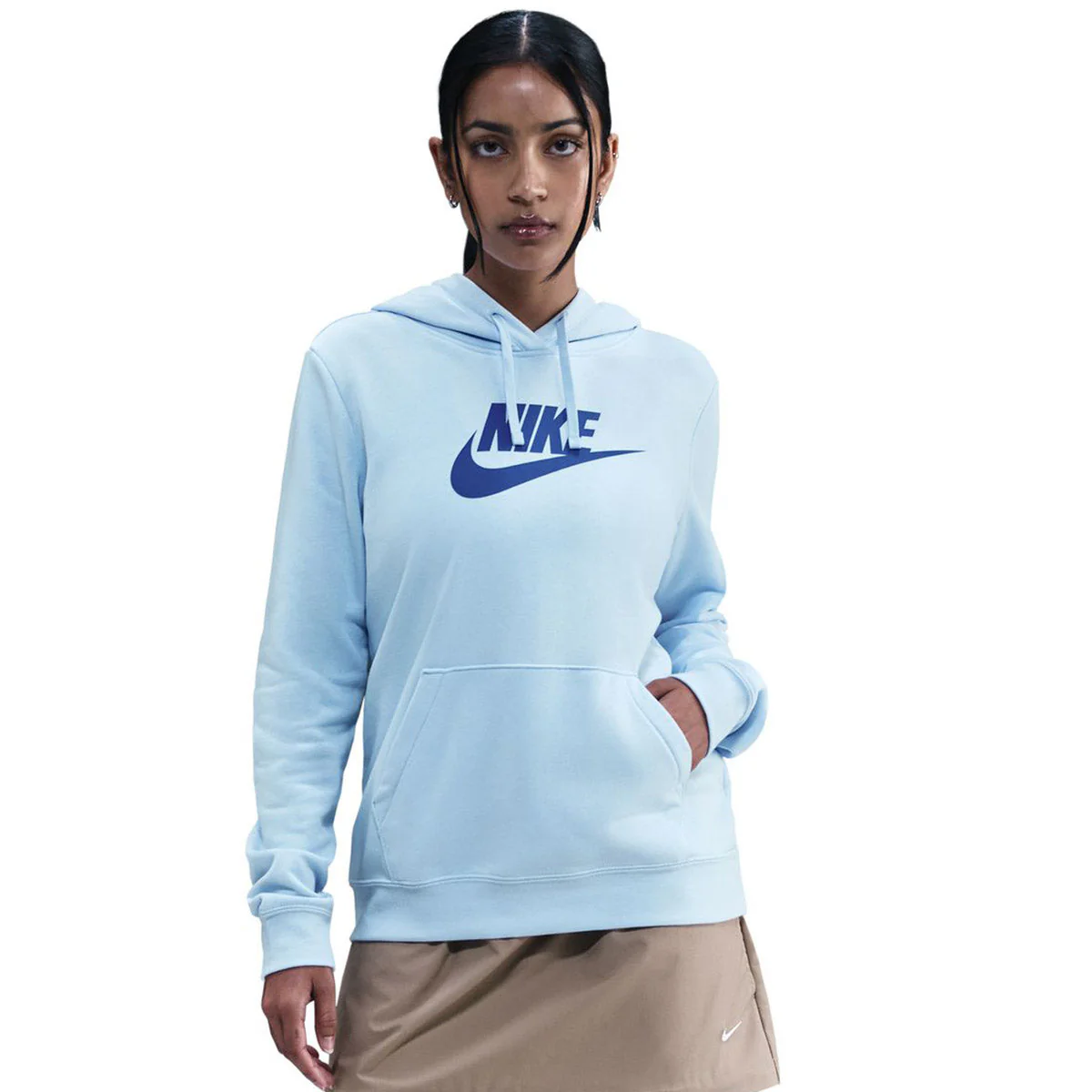 Nike Womens Club GX Fleece Hoodie - Image 6