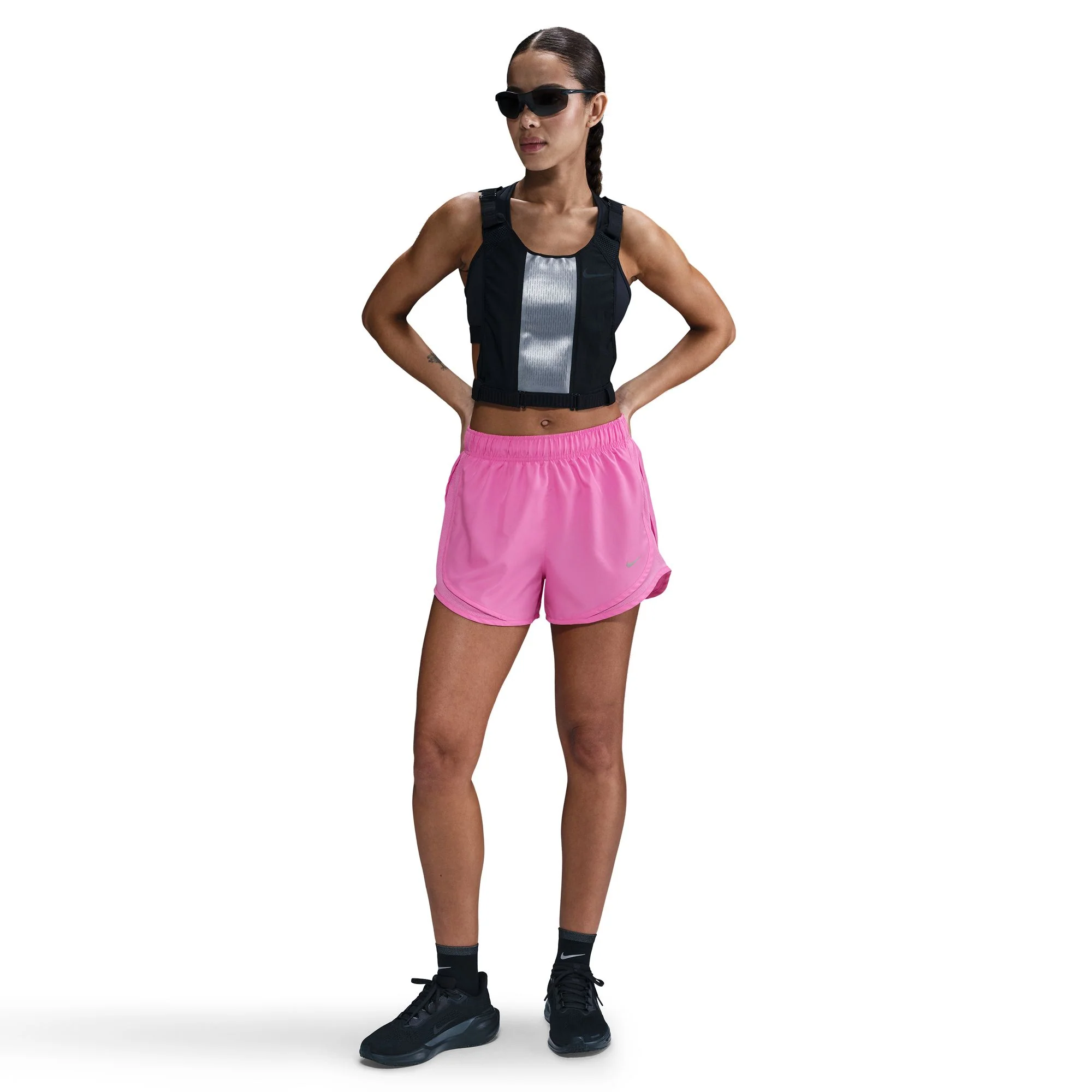Nike Womens Dri-Fit Mid-Rise 3" Running Shorts - Image 3