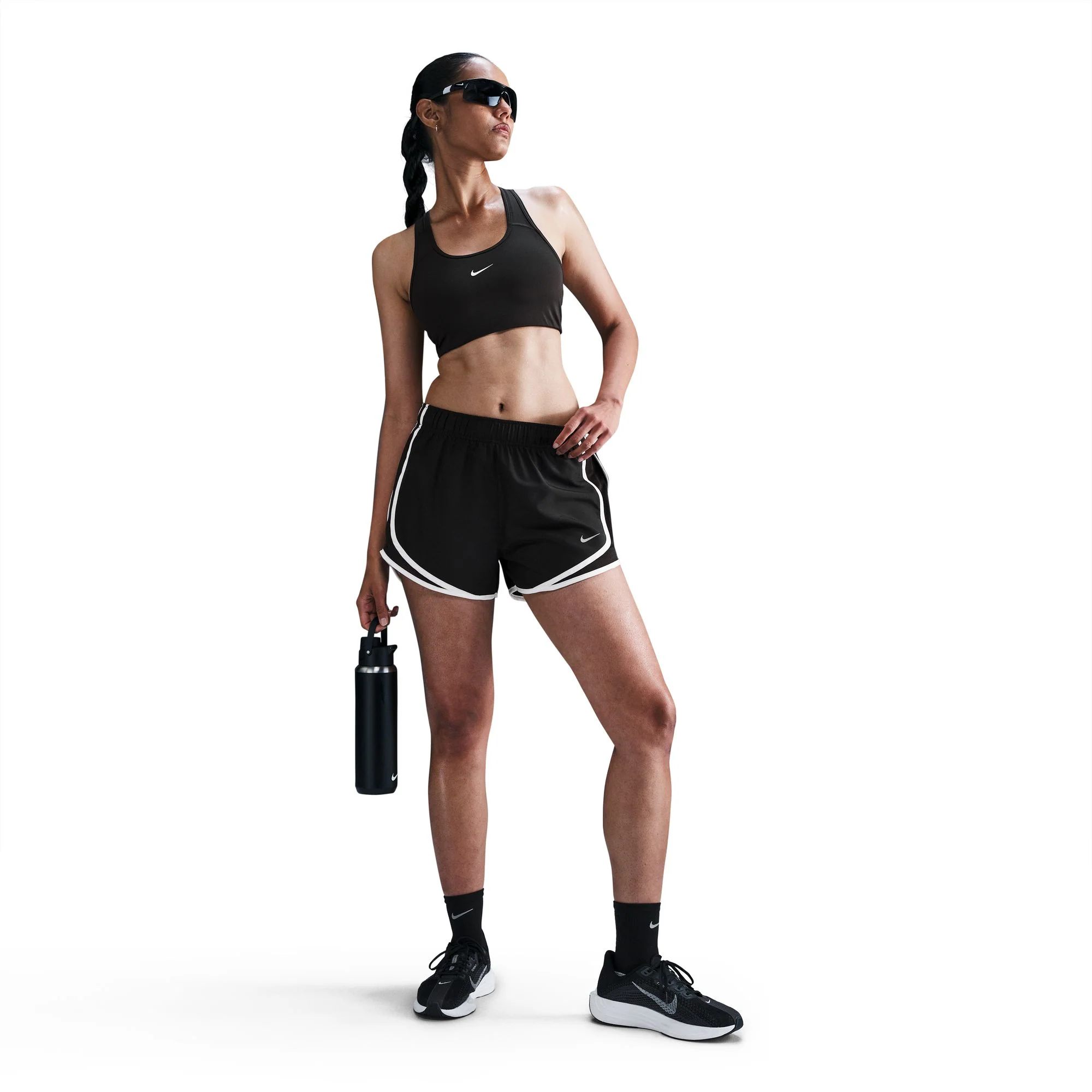 Nike Womens Dri-Fit Mid-Rise 3" Running Shorts - Image 7