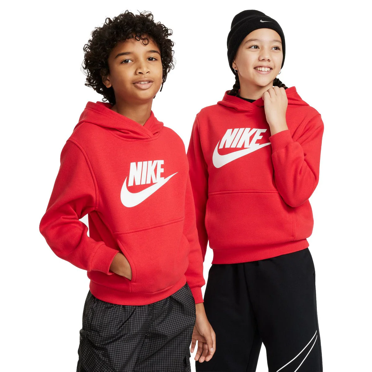 Nike Youth Club Fleece Hoody - Image 5
