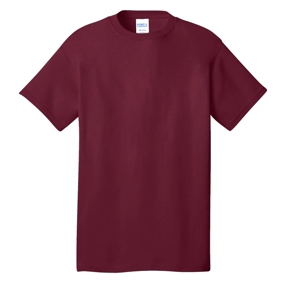 Port & Co. Mens 5.4-oz. Cotton Crewneck T-Shirt - Image 7