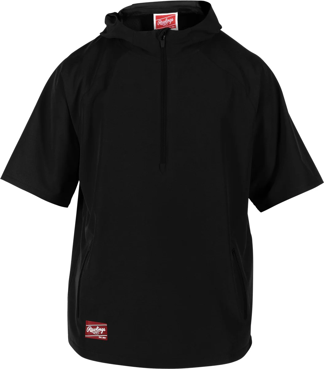 Rawlings Adult Colorsync Short Sleeve Hooded Jacket - Image 2