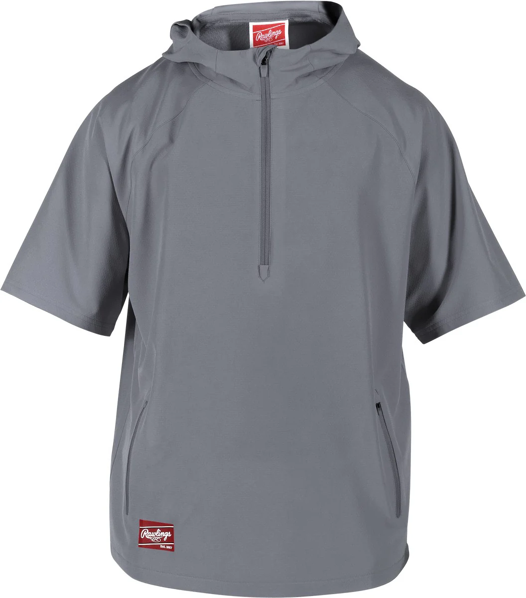 Rawlings Adult Colorsync Short Sleeve Hooded Jacket - Image 3
