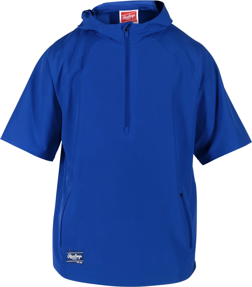 Rawlings Adult Colorsync Short Sleeve Hooded Jacket - Image 4