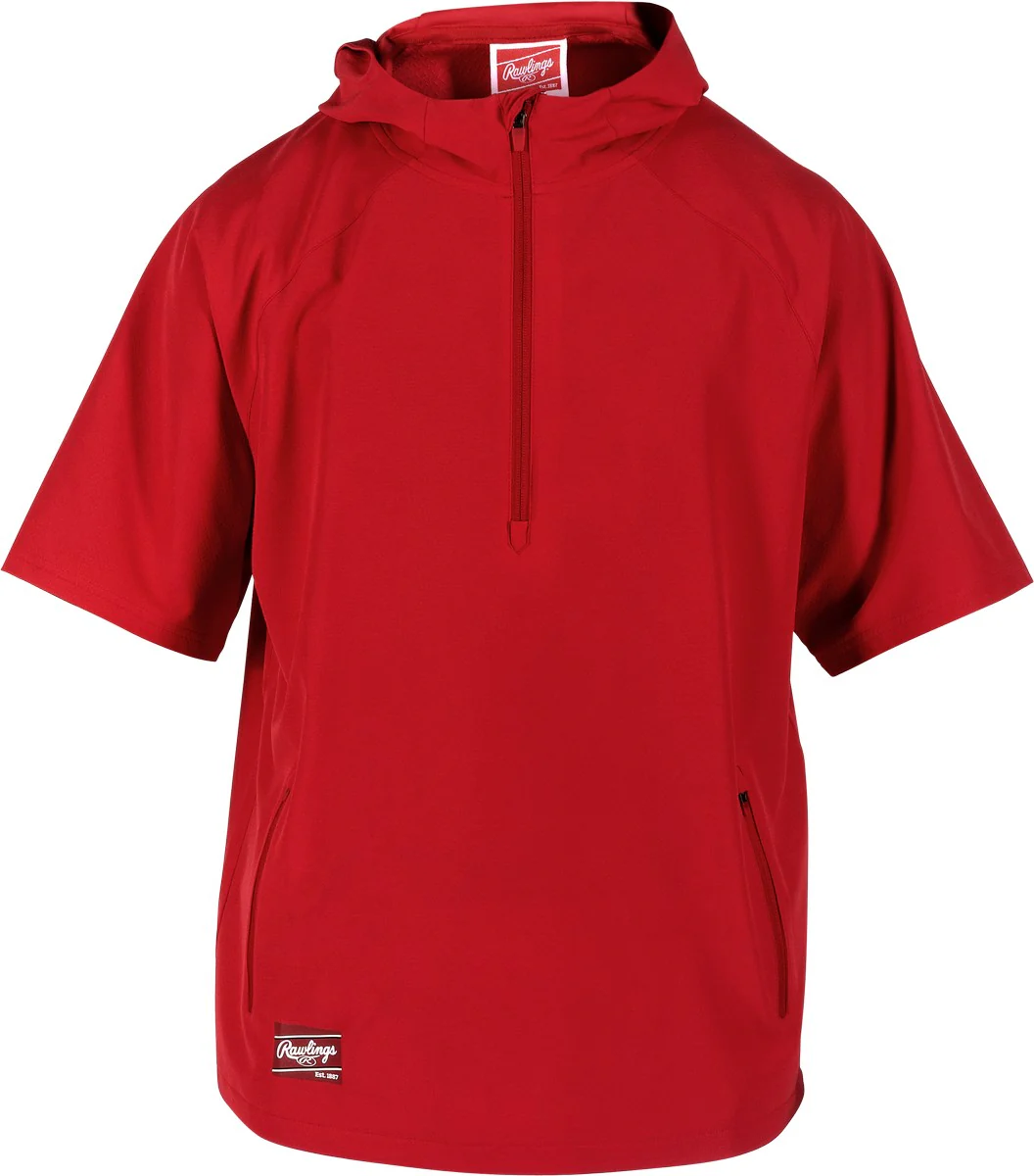 Rawlings Adult Colorsync Short Sleeve Hooded Jacket - Image 5