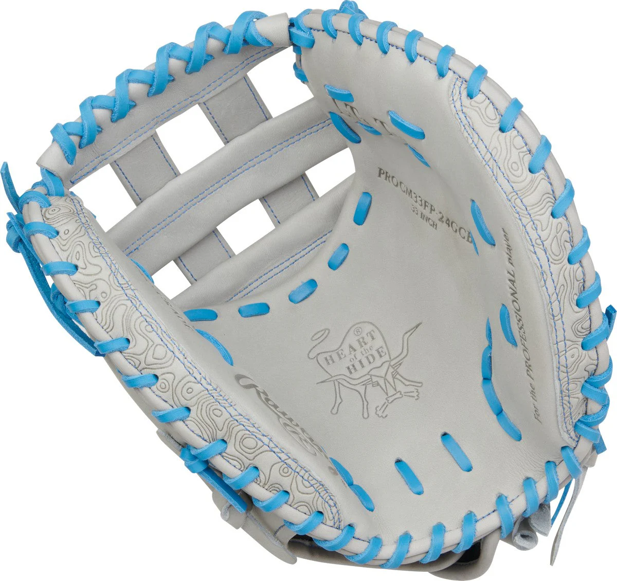 Rawlings Heart of the Hide PROCM33FP-24GCB Model 33" Fastpitch Softball Catcher's Mitt - Image 2