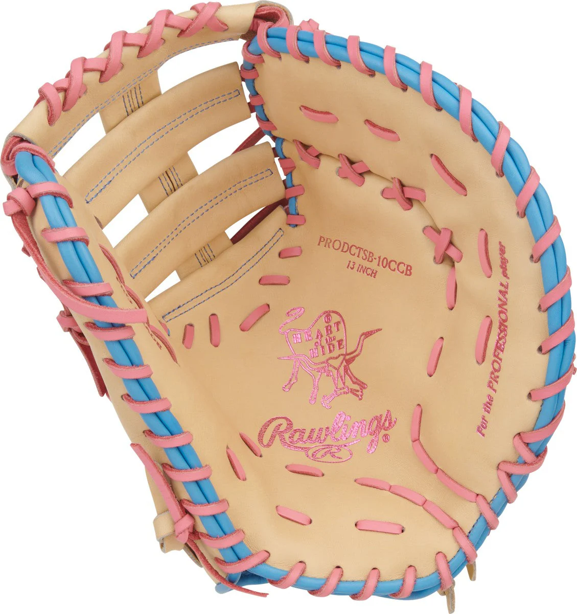 Rawlings Heart of the Hide PRODCTSB-10CCB Model 13" Fastpitch Softball First Base Mitt - Image 2