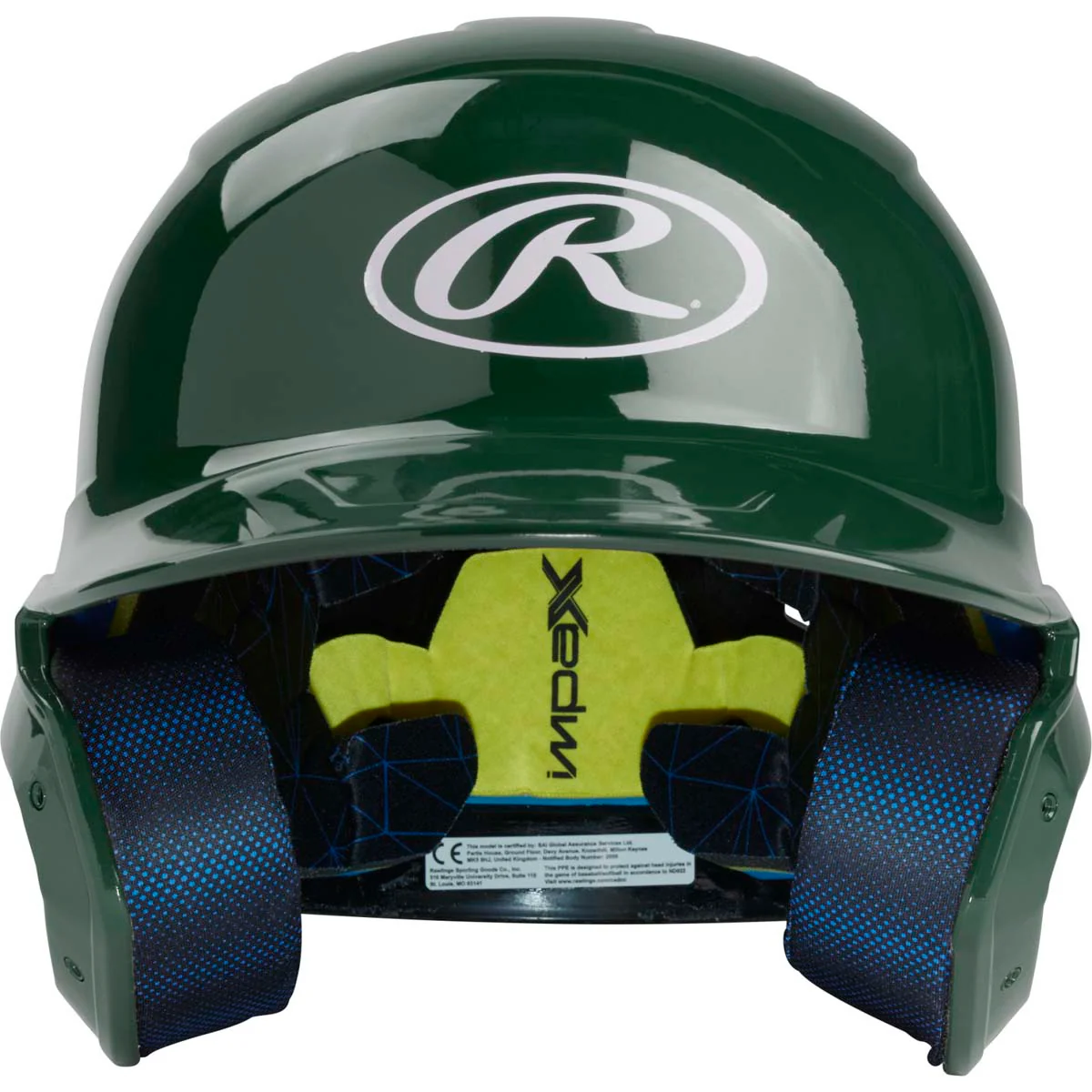 Rawlings MACH Senior Gloss Baseball Batting Helmet - Image 3