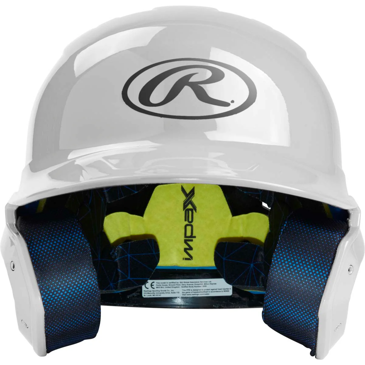 Rawlings MACH Senior Gloss Baseball Batting Helmet - Image 9