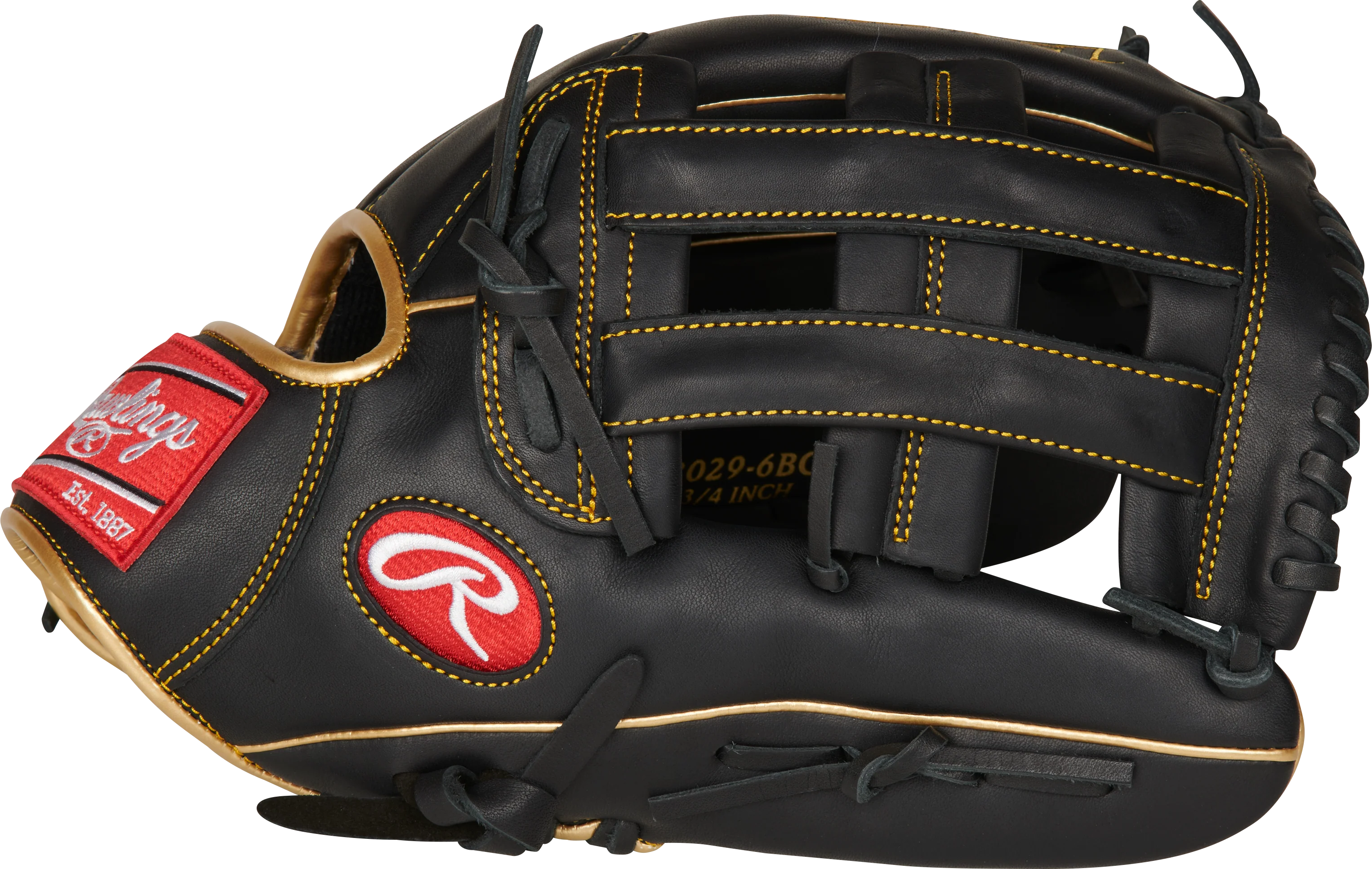 Rawlings R9 Pro H Web R930296BG 12.75" Baseball Fielder's Glove - Image 4