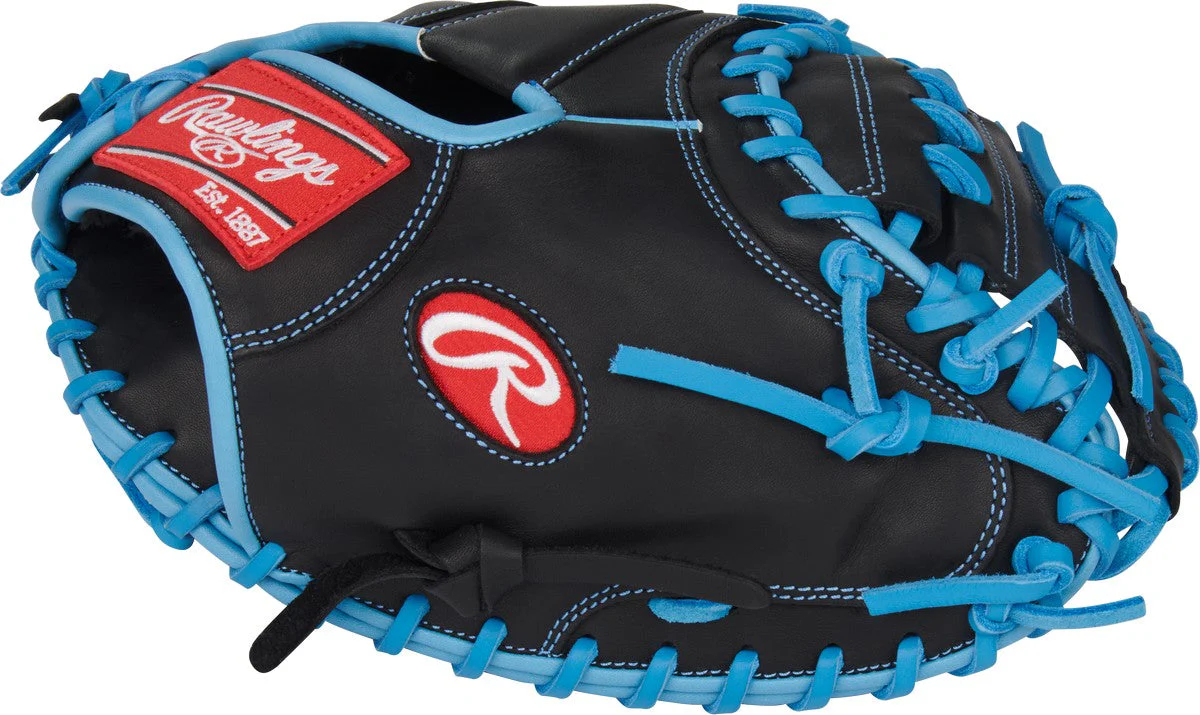 Rawlings R9 Series R9CM325BCB Model 32.5" Baseball Catcher's Mitt - Image 4