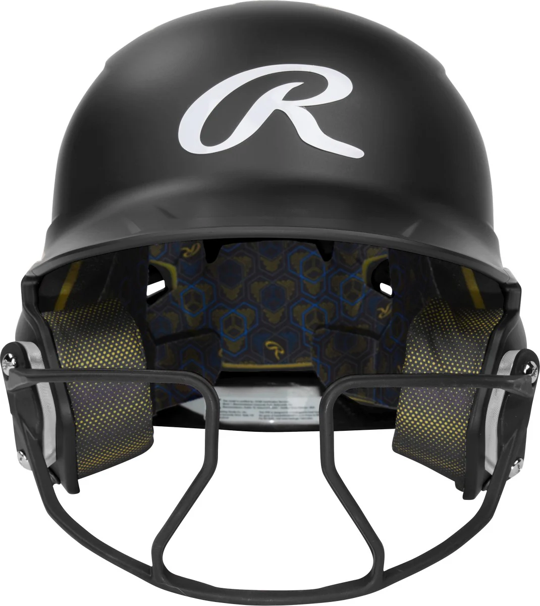 Rawlings Senior Fastpitch Matte Mach Hi-Viz 1-Tone Batting Helmet with Attached HiViz Face Guard - Image 5