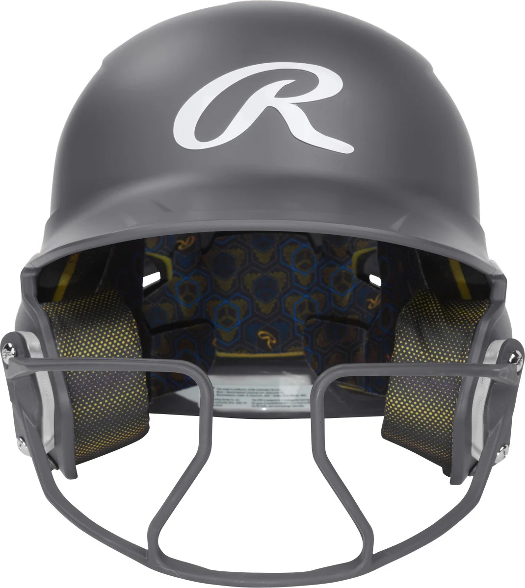 Rawlings Senior Fastpitch Matte Mach Hi-Viz 1-Tone Batting Helmet with Attached HiViz Face Guard - Image 6