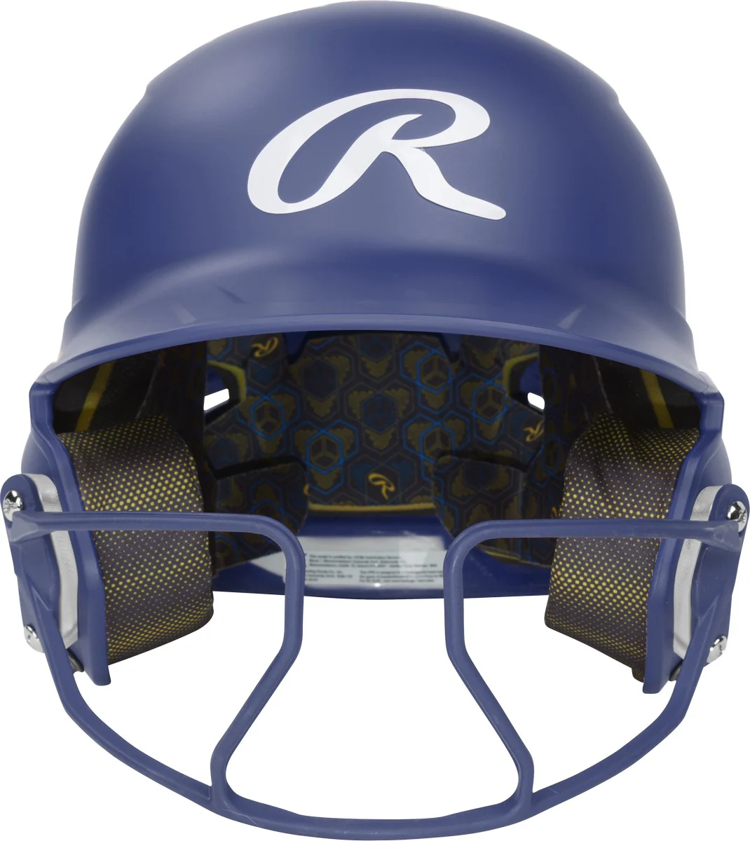 Rawlings Senior Fastpitch Matte Mach Hi-Viz 1-Tone Batting Helmet with Attached HiViz Face Guard - Image 8