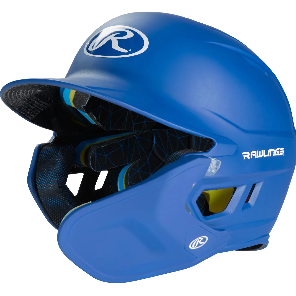 Rawlings Senior One Tone MACH Adjust Left Hand Batter Helmet with Adjustable Faceguard One - Image 3