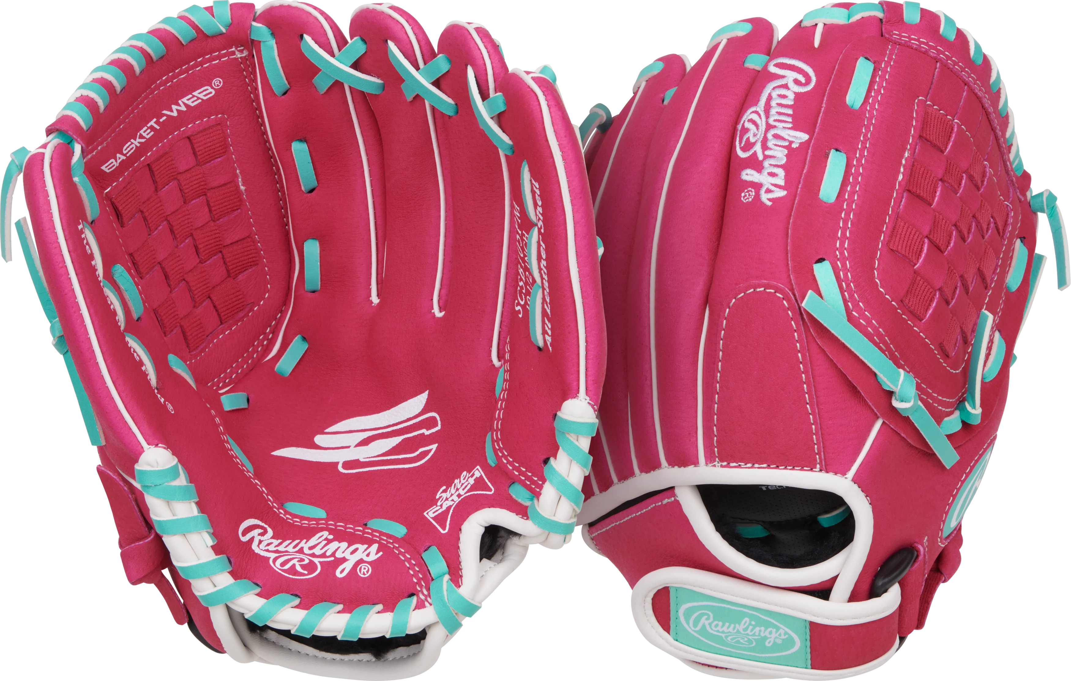 Rawlings Sure Catch Series SCSB105PM Model 10.5" Youth Fastpitch Softball Glove