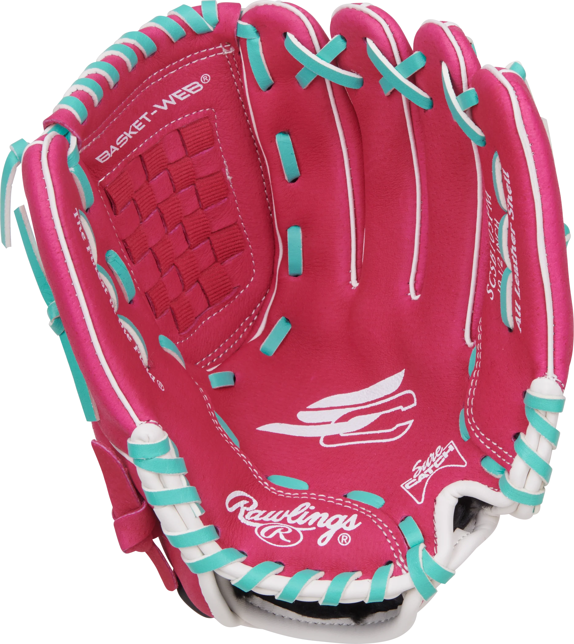 Rawlings Sure Catch Series SCSB105PM Model 10.5" Youth Fastpitch Softball Glove - Image 2
