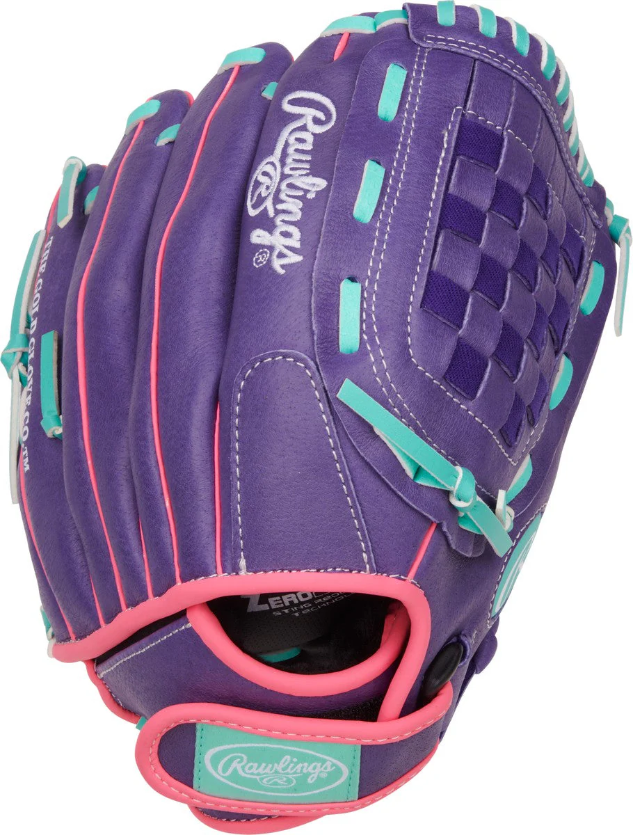 Rawlings Sure Catch Series SCSB115PU Model 11.5" Youth Fastpitch Softball Glove - Image 3