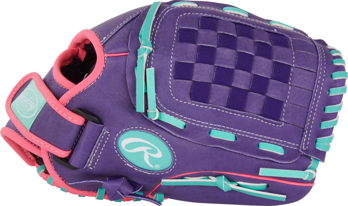 Rawlings Sure Catch Series SCSB115PU Model 11.5" Youth Fastpitch Softball Glove - Image 4