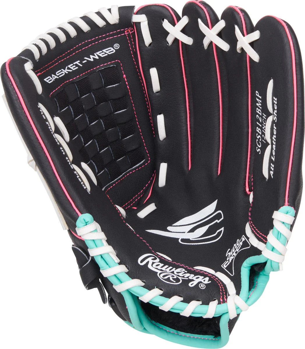 Rawlings Sure Catch Series SCSB12BMP Model 12" Youth Fastpitch Softball Glove - Image 2