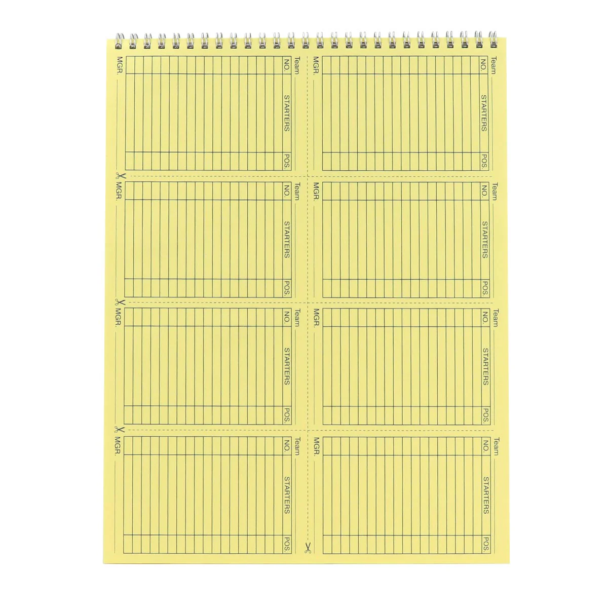 Team Express Custom 18 Player Baseball/Softball 25 Game Scorebooks - Image 5