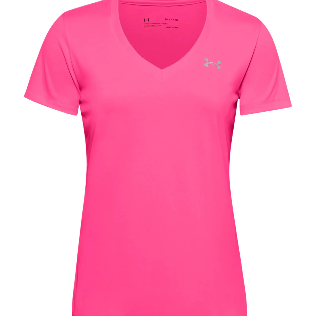 Under Armour Womens Solid Tech V-Neck Shirt - Image 2