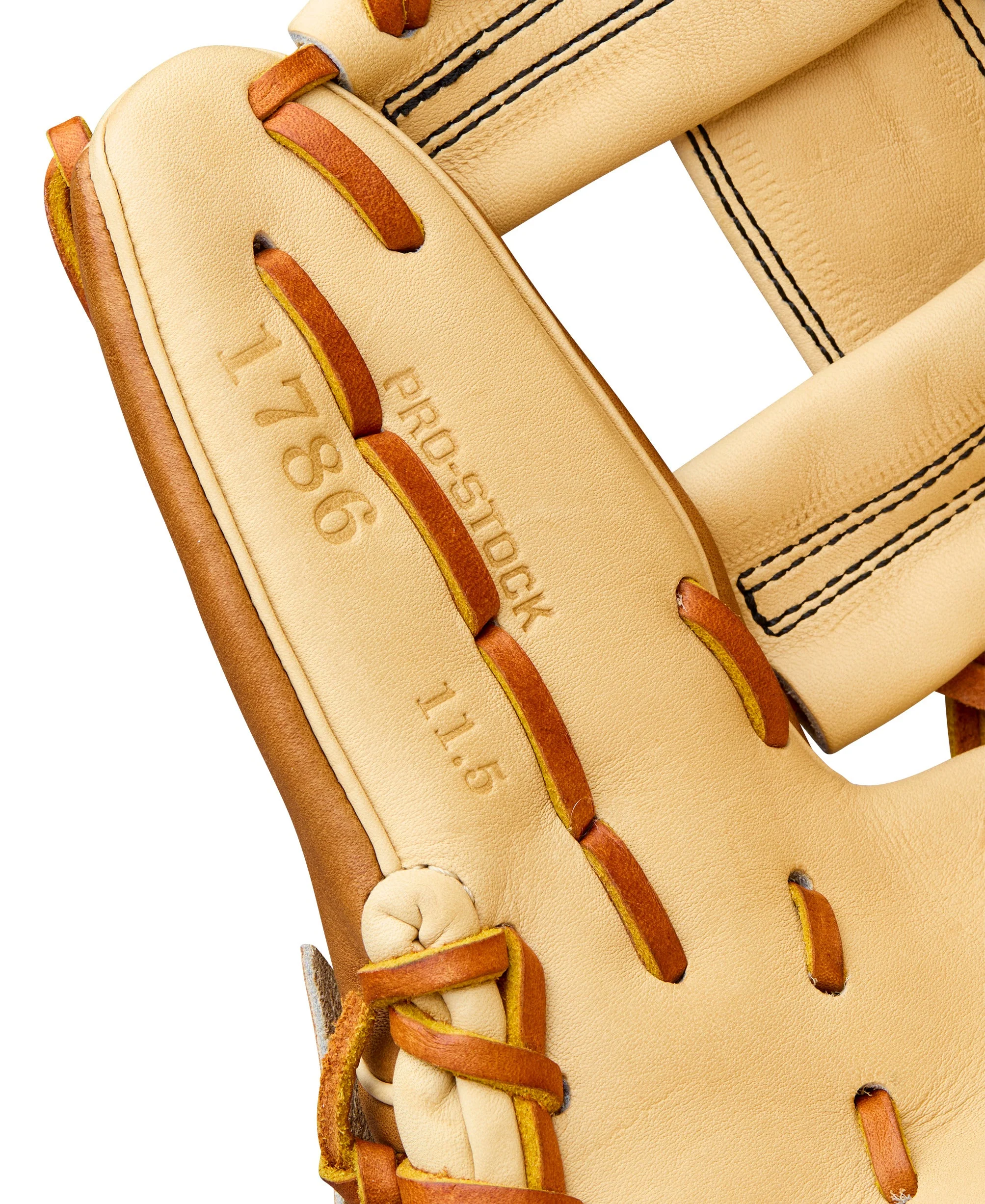 Wilson A2000 Classic 1786 Black/Blonde Model 11.5" Baseball Infield Glove - Image 11